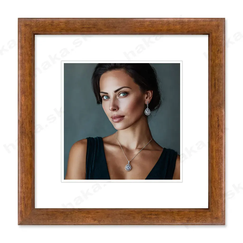 Rám na obraz drevený 40x40 cm NARA prírodný odtieň