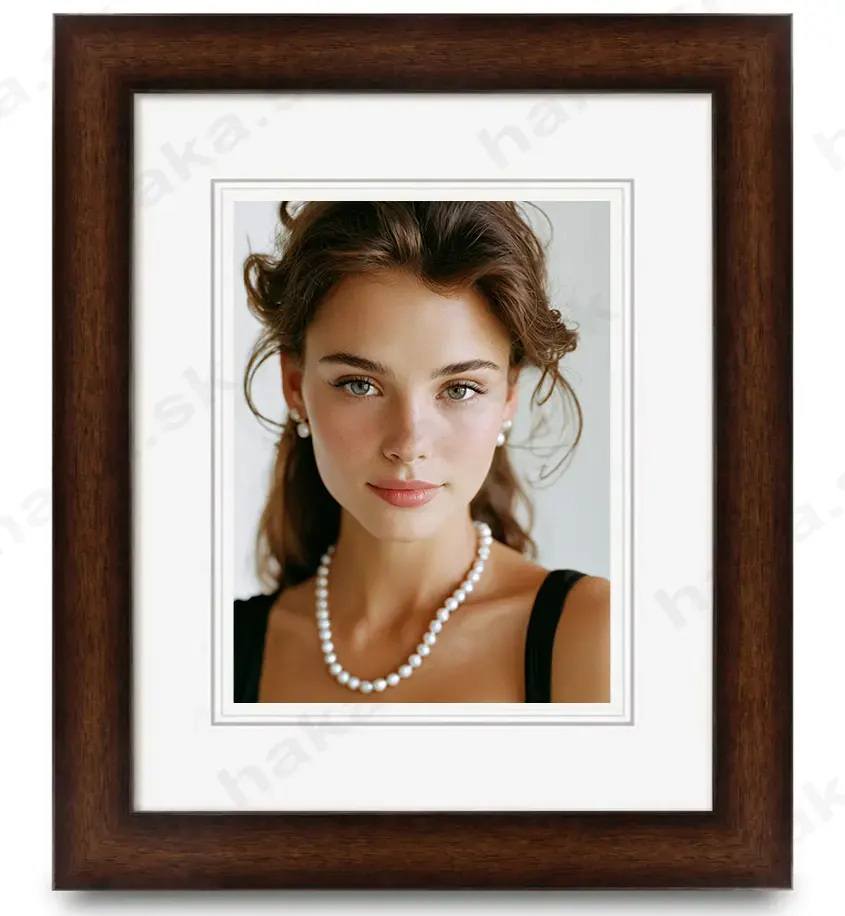 Rám na obraz drevený 30x45 cm MILANO Wenge s prechodom