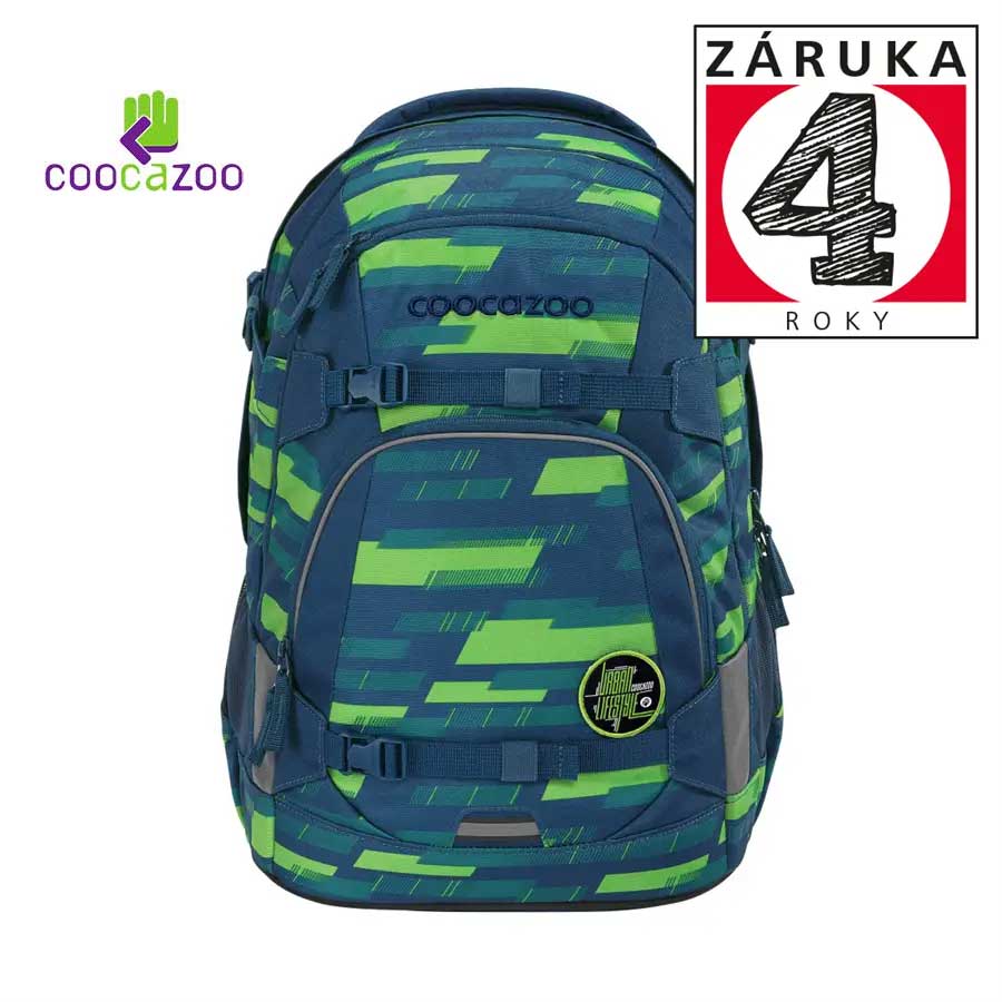Školský ruksak Coocazoo MATE Lime Stripe
