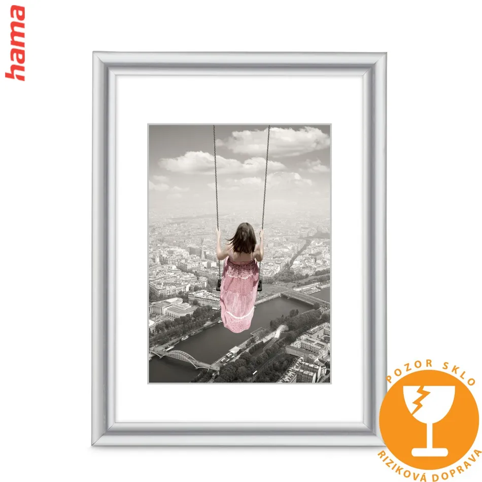 Fotorámik 50 x 70 cm Swing strieborný