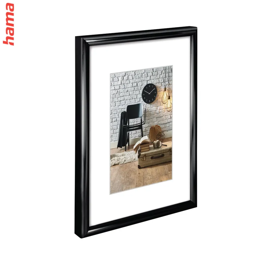 Hama fotorámik plastový SEVILLA, čierna, 40x50 cm, plastové sklo
