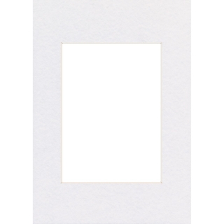 Pasparta 10x15 (7x10) cm arktická biela