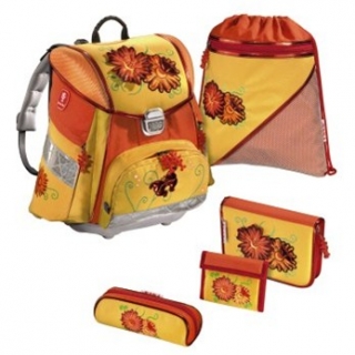 Školská taška Sunny Flowers 7-dielný set