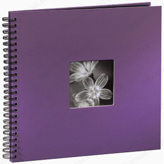 Špirálový fotoalbum purple